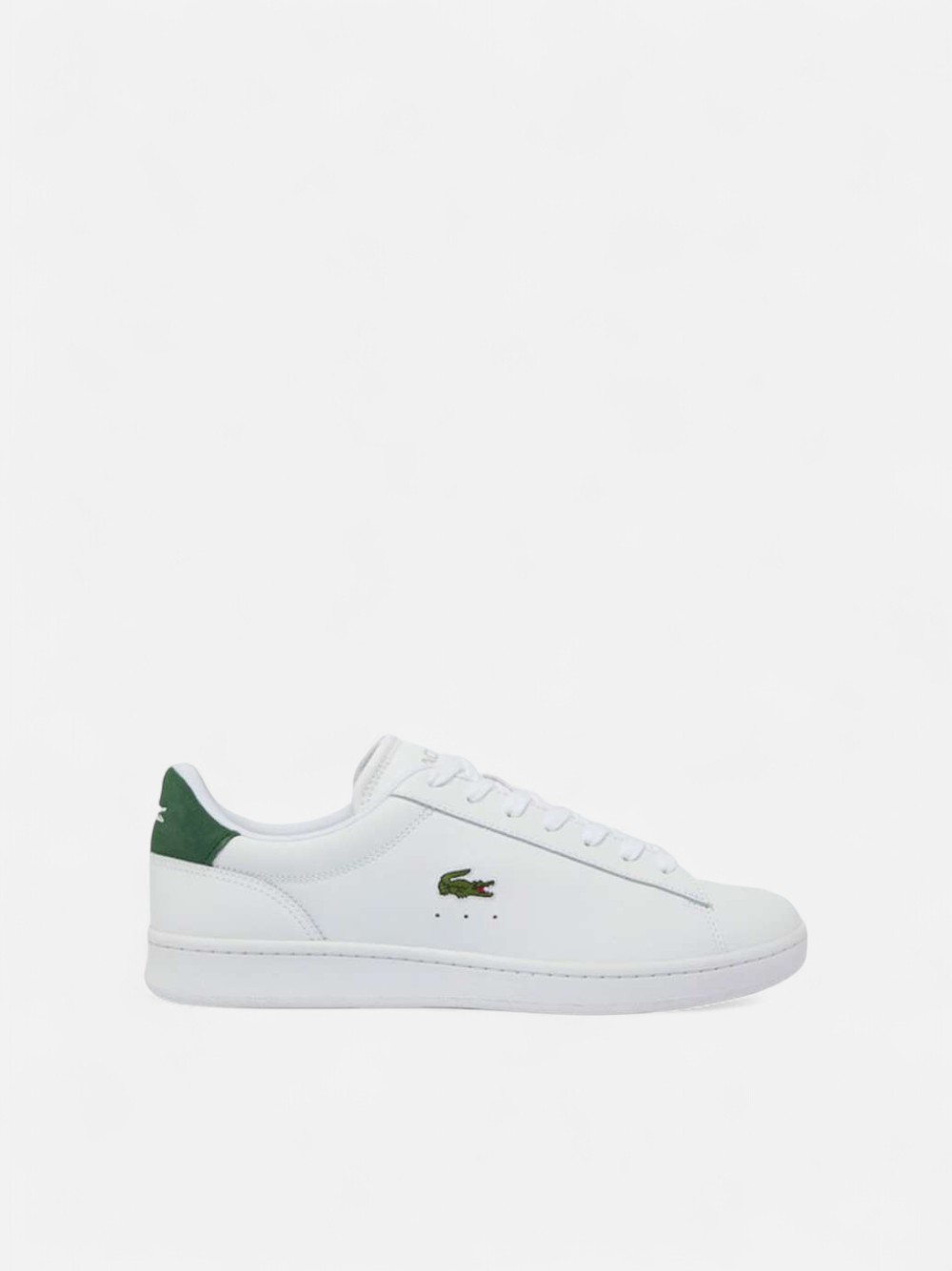 LACOSTE CARNABY PLATFORM WHT/DK GRN