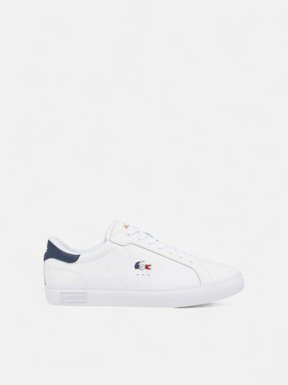 LACOSTE POWERCOURT WHT/NVY/RED