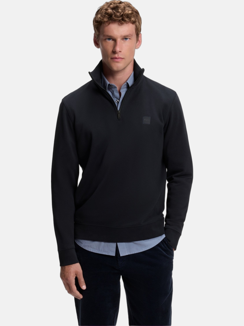 SWEATSHIRT BOSS ZETRUST DARK BLUE
