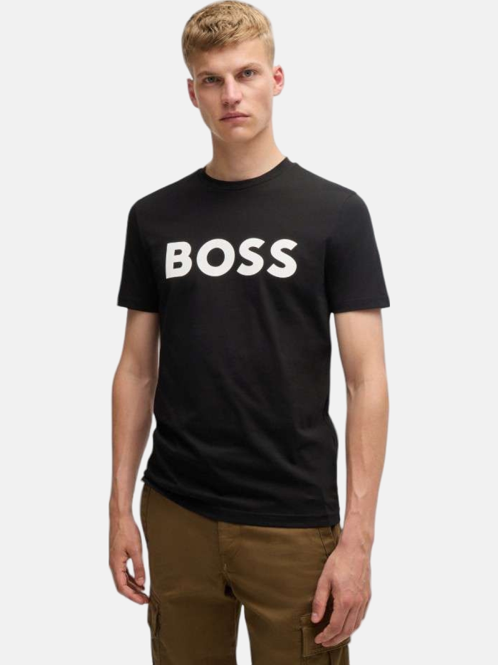 TSHIRT BOSS THINKING BLACK