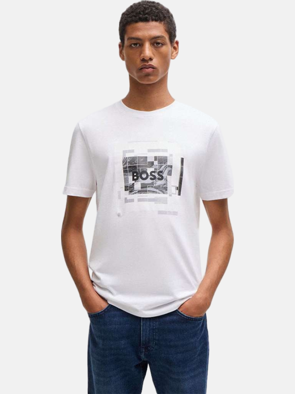 TSHIRT BOSS URBAN WHITE