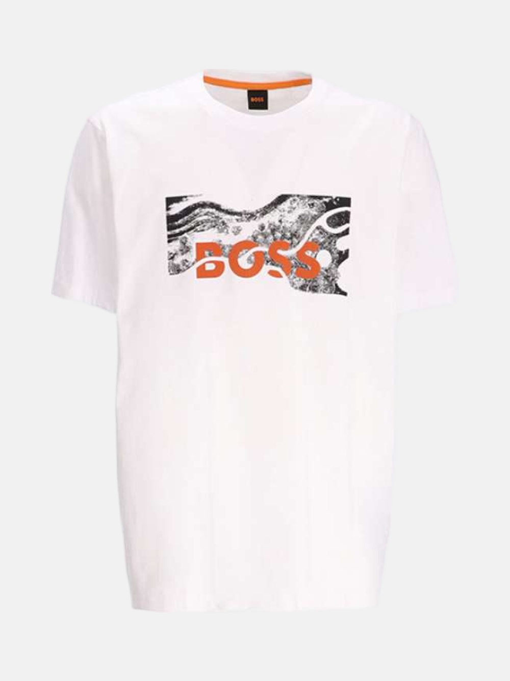 TSHIRT BOSS  BUILDING WHITE