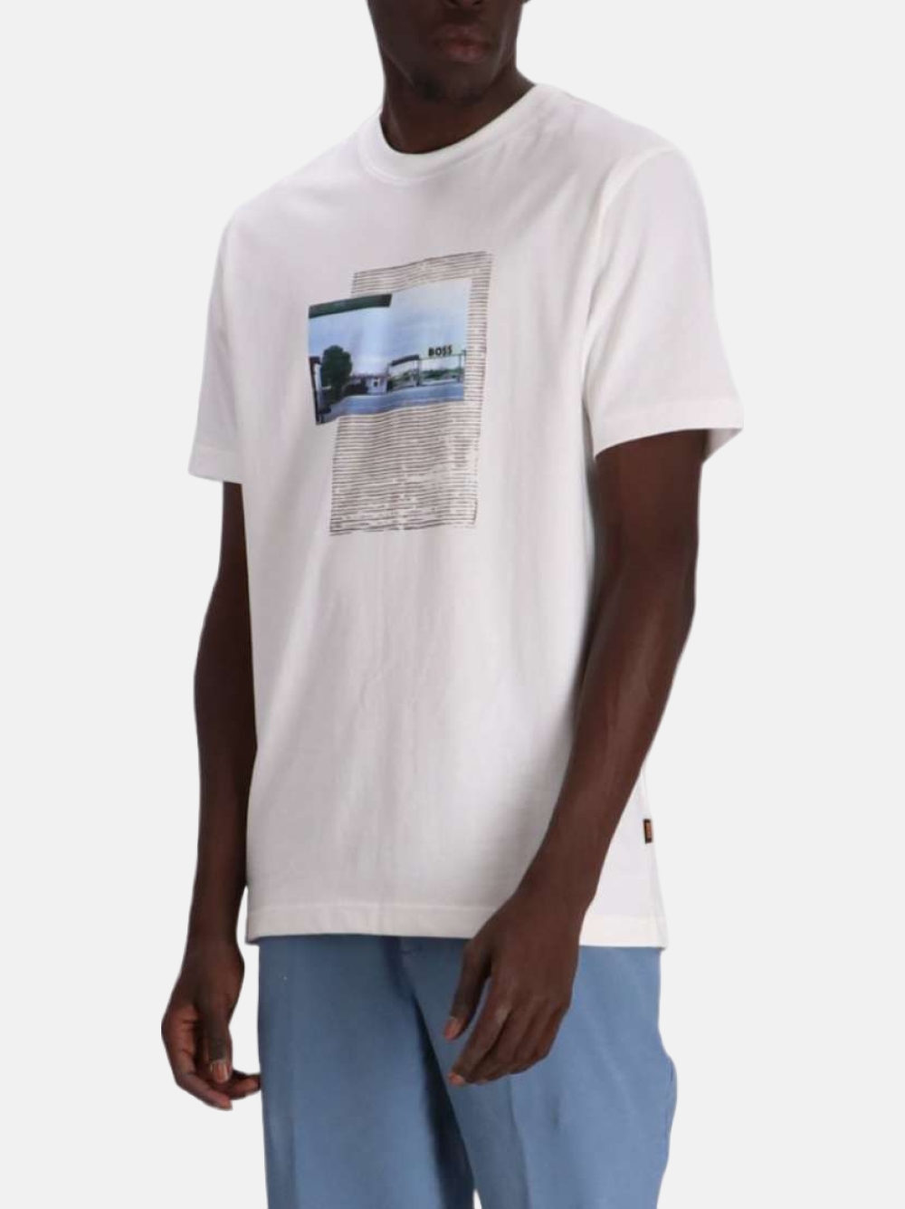 TSHIRT BOSS TE ONTHEWAY WHITE
