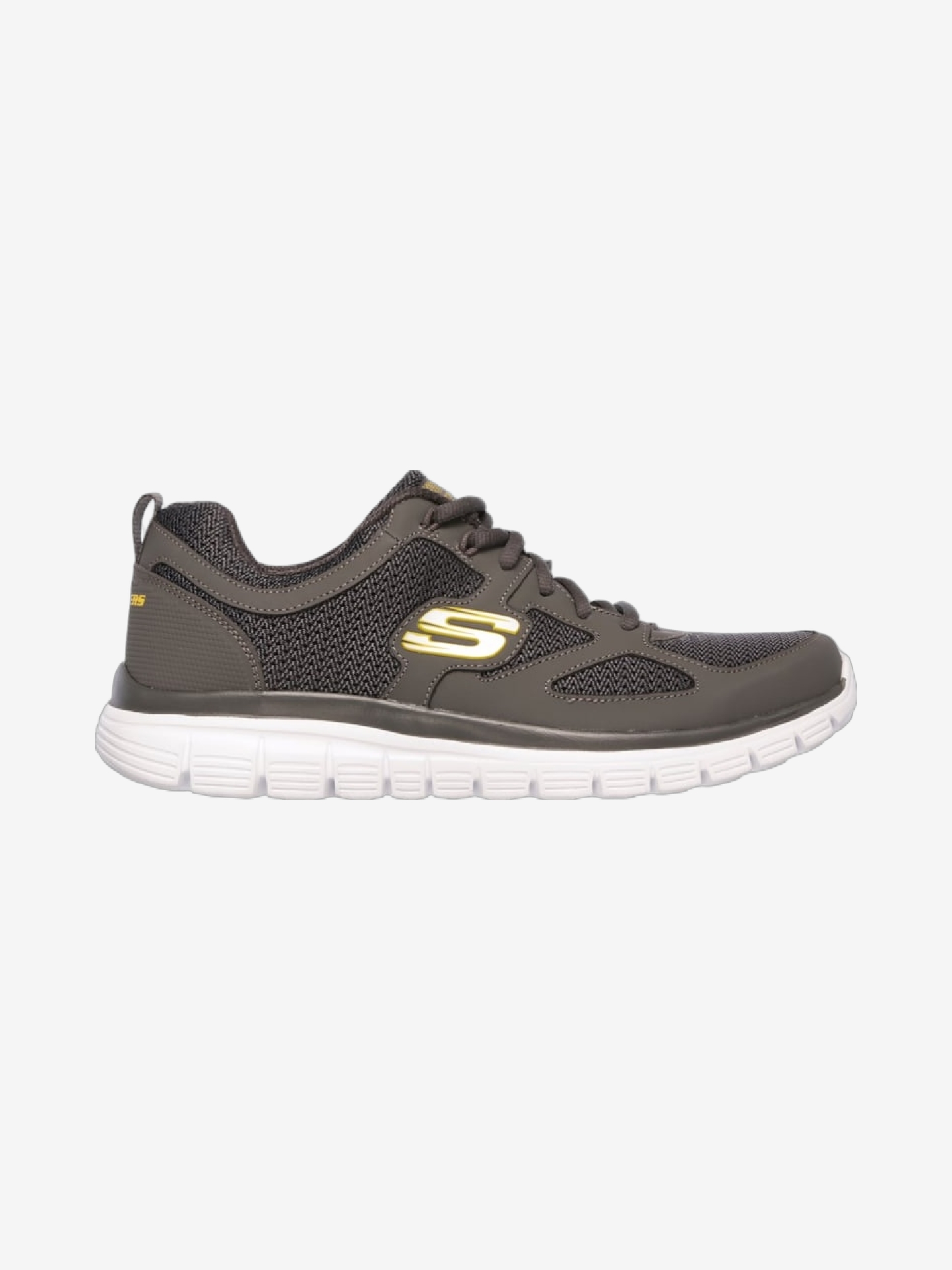 SKECHERS BURNS AGOURA OLIVE/WHITE
