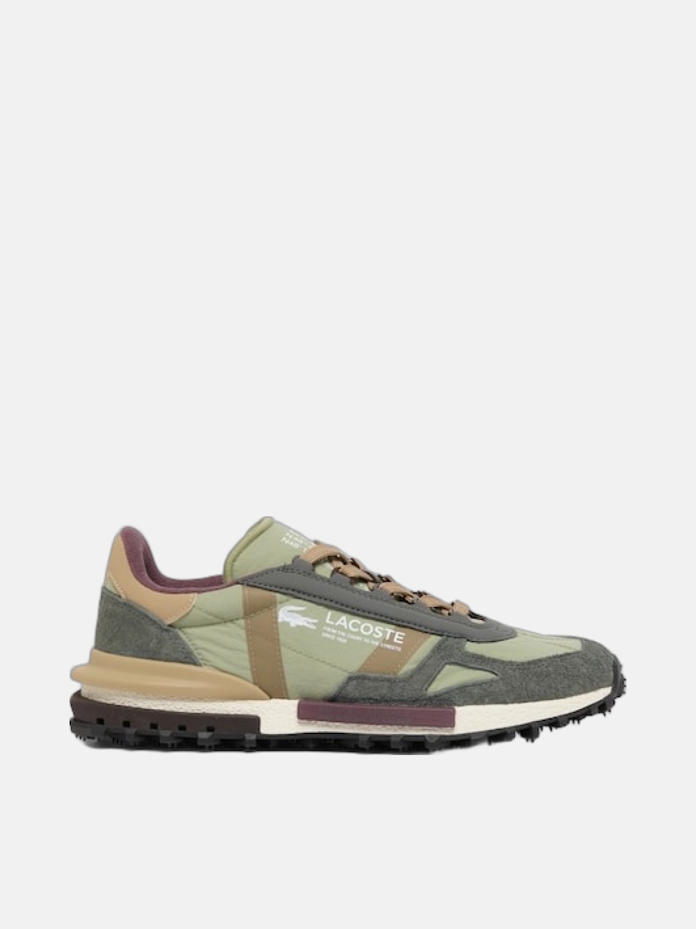 LACOSTE ELITE ACTIVE DK GRY/LT KHK