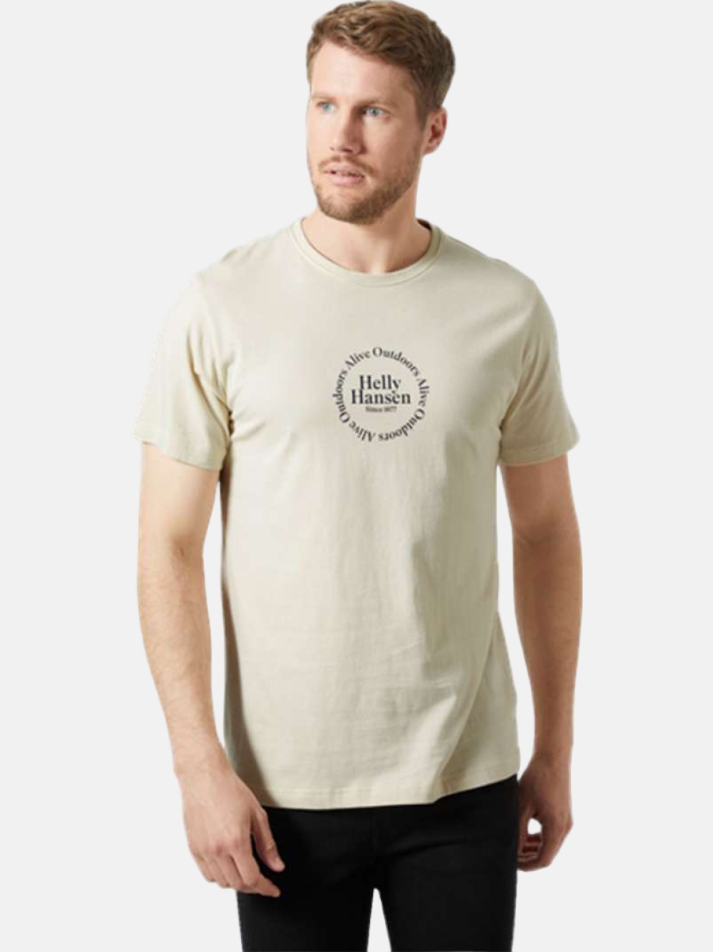 TSHIRT HELLY HANSEN CORE GRAPHIC CREAM