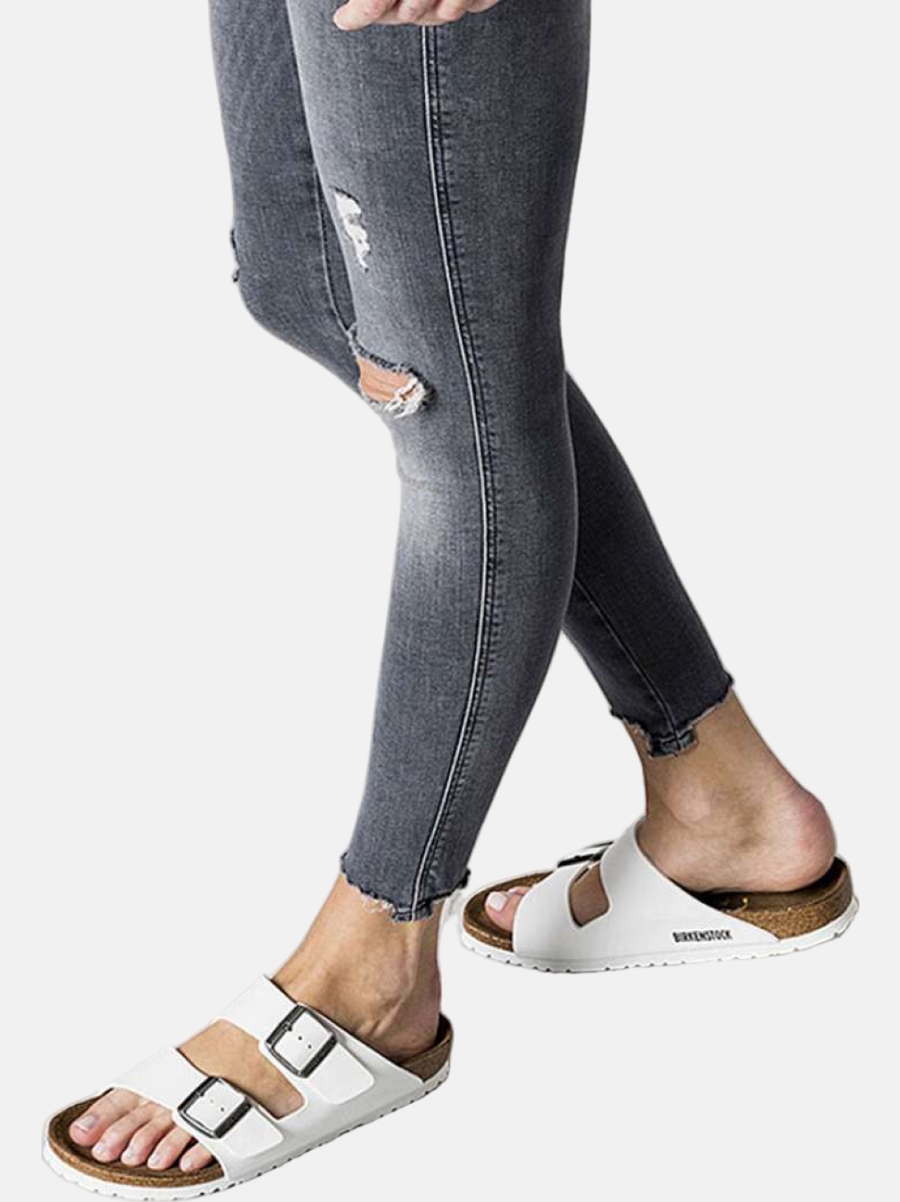 SANDÁLIAS BIRKENSTOCK ARIZONA BF WHITE