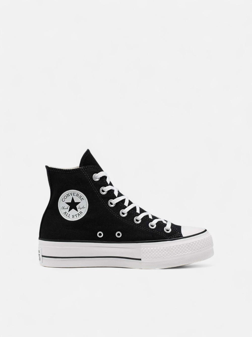 CONVERSE CHUCK TAYLOR ALL STAR HIGH TOP PLATFORM BLACK/GARNET/WHITE
