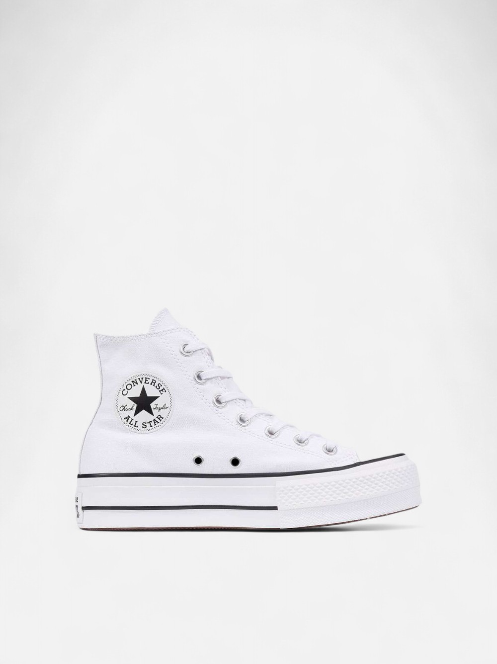 CONVERSE CHUCK TAYLOR ALL STAR HIGH TOP PLATFORM WHITE