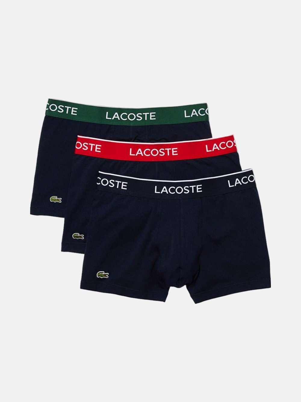 PACK 3 BOXERS LACOSTE 5H3401 NAVY BLUE/GREEN