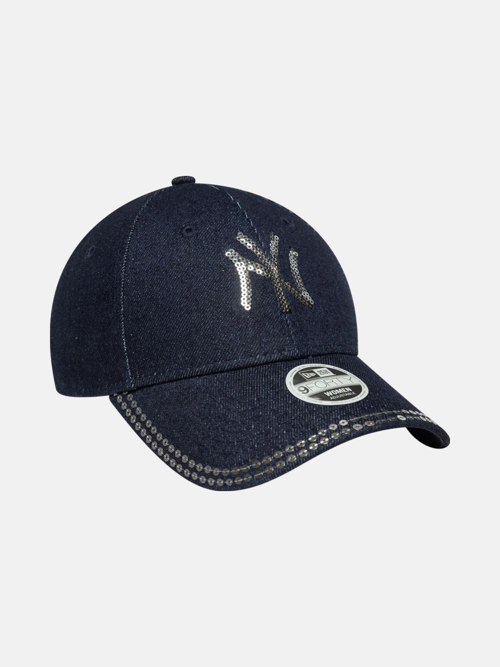 BONE NEW ERA W NEW YORK YANKEES SEQUIN 9FORTY