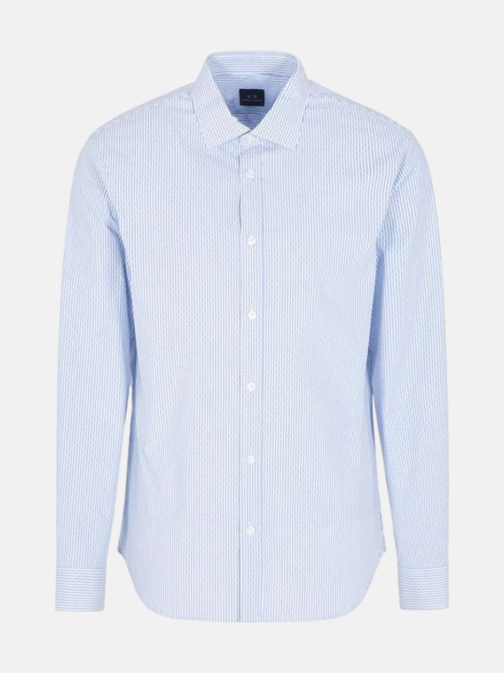 CAMISA ARMANI AX BLUE/O WHITE STRIPED