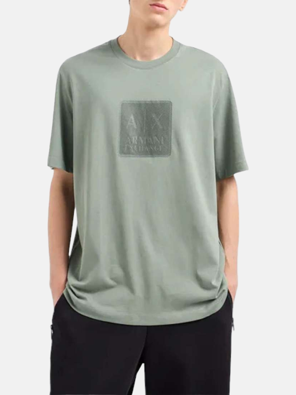 TSHIRT ARMANI AX AGAVE GREEN