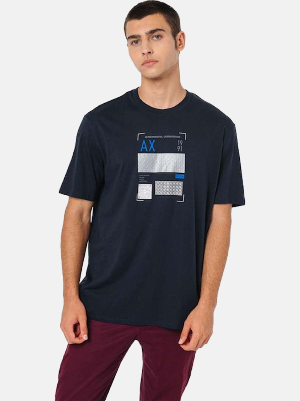 TSHIRT ARMANI AX NAVY