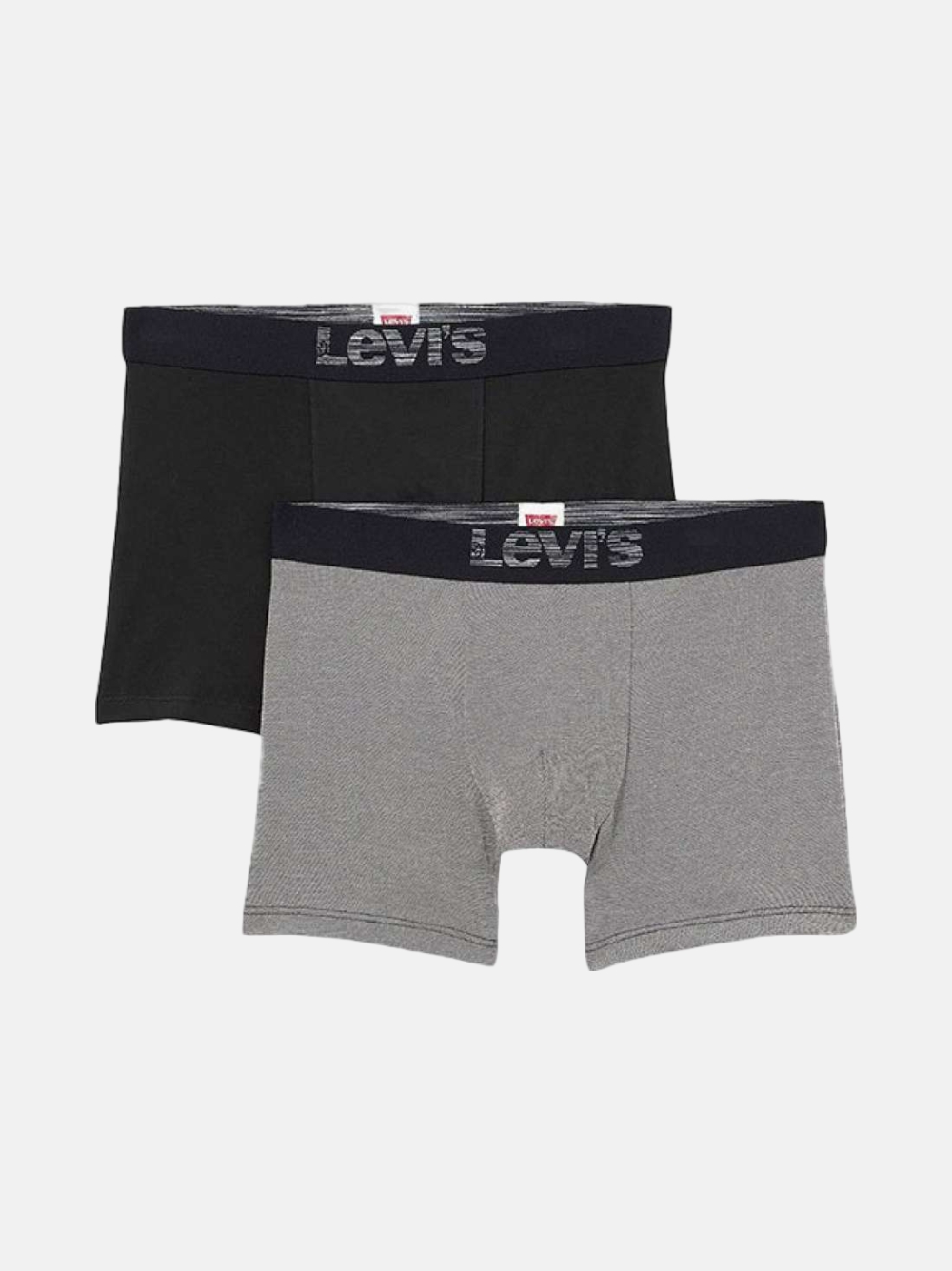 PACK 2 BOXERS LEVIS OPTIC ILLUSION GREY/BLACK