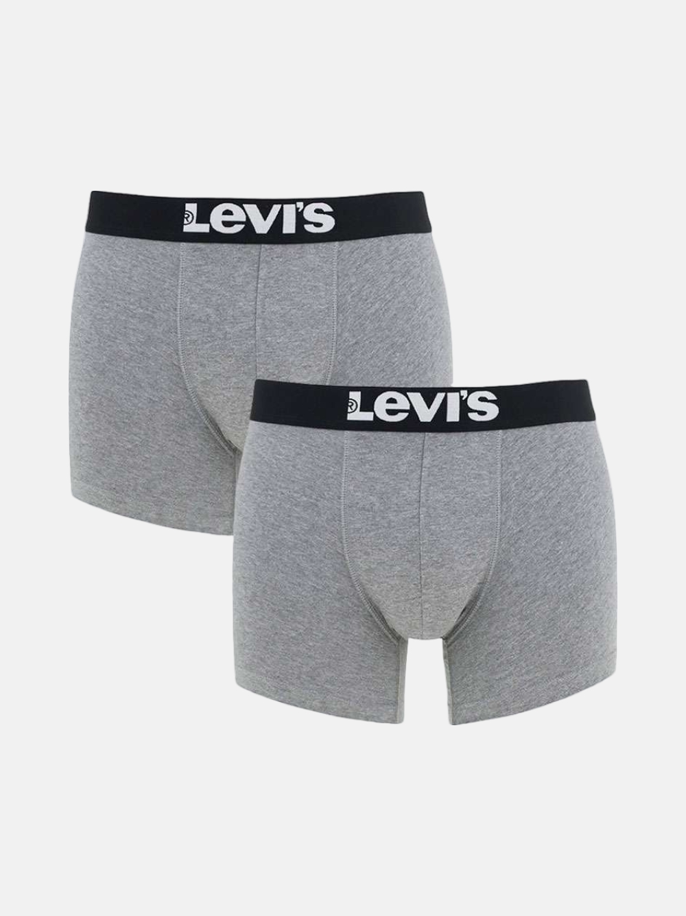 PACK 2 BOXERS LEVIS SOLID MIDDLE GREY MELANGE