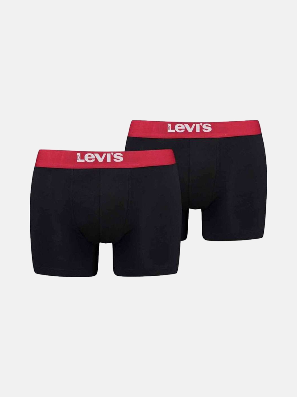 PACK 2 BOXERS LEVIS SOLID BLACK/RED