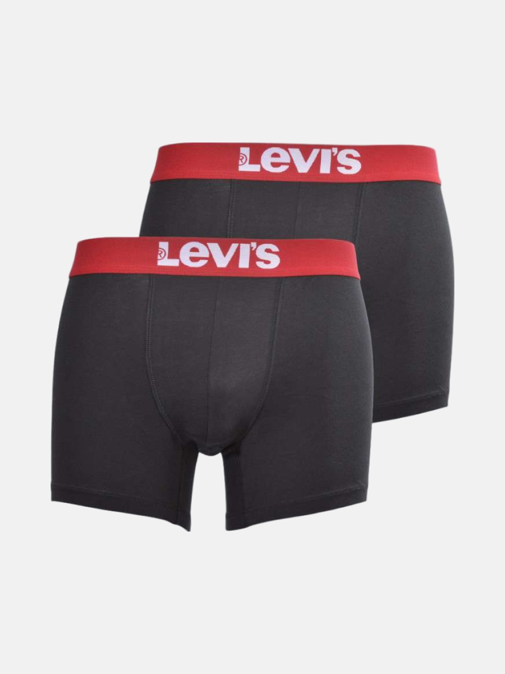 PACK 2 BOXERS LEVIS SOLID BASCIC RED BLACK