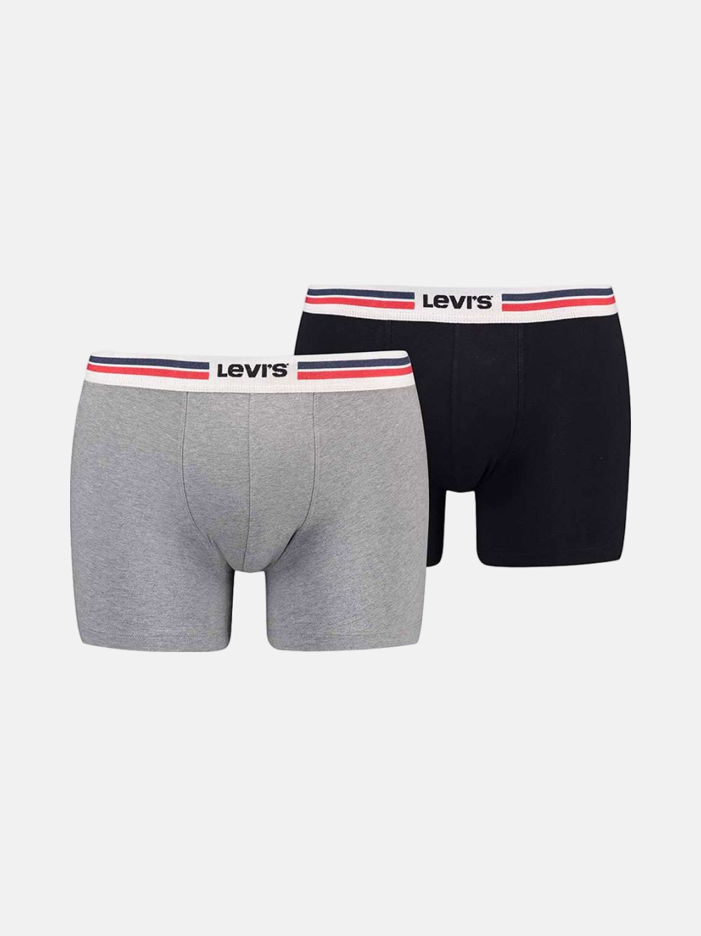PACK 2 BOXERS PLACED MIDDLE GREY MELANGE