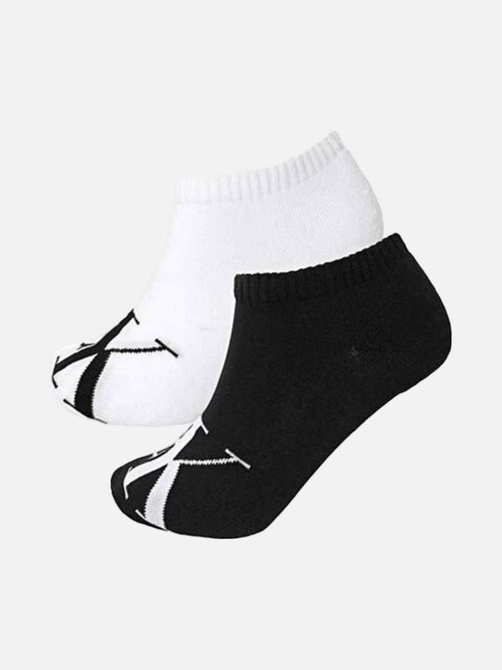 MEIAS CALVIN KLEIN SNEAKER WHITE/BLACK