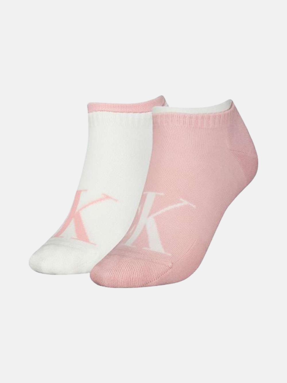 MEIAS CALVIN KLEIN W SNEAKER ROSE PINK/WHITE