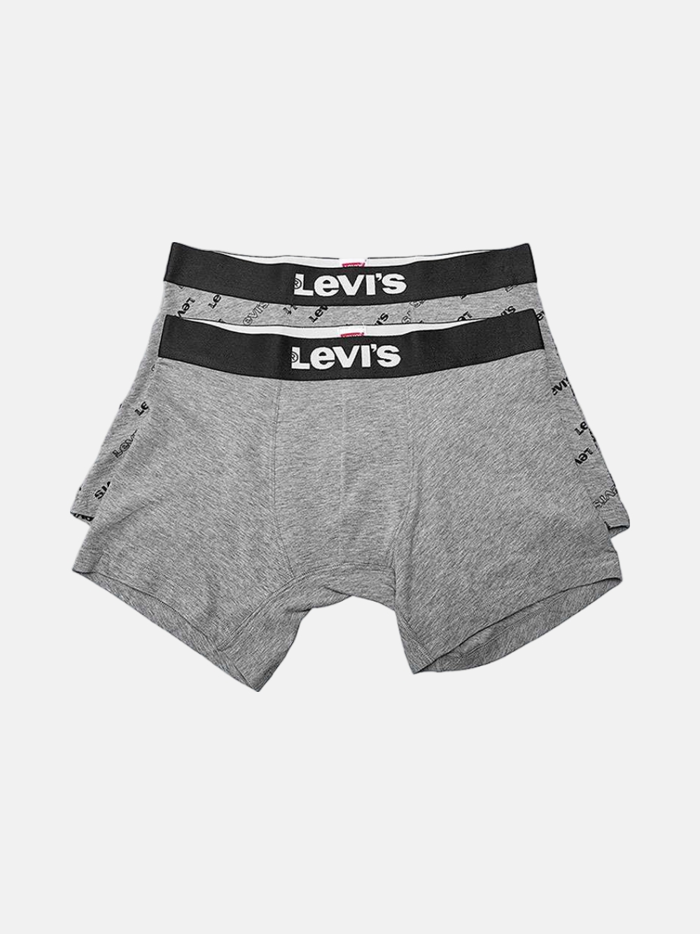 PACK 2 BOXERS LEVIS LOGO 701227428-002 MID GREY MELANGE/BLACK