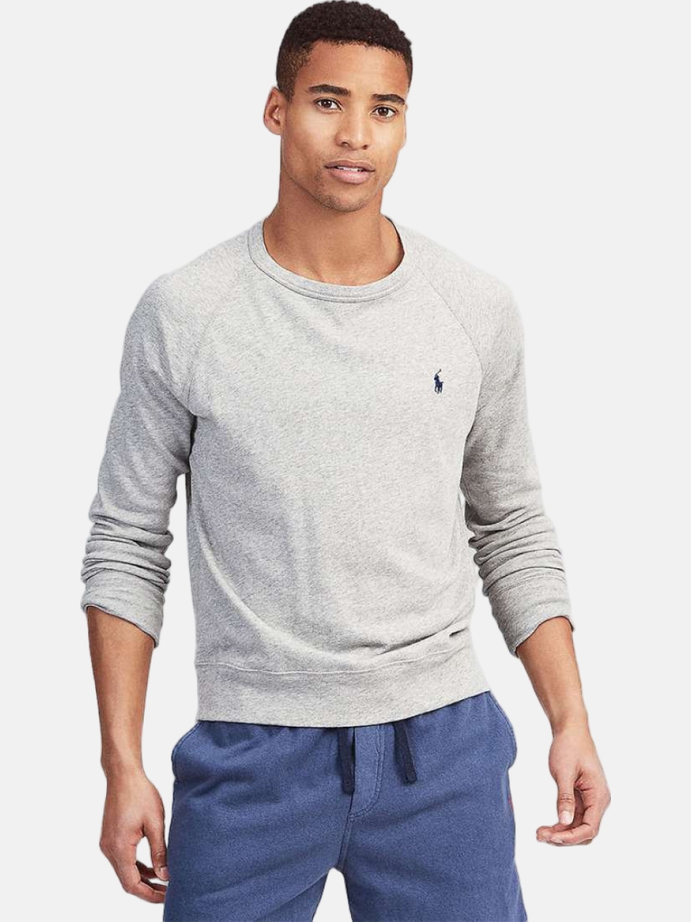 SWEATSHIRT RALPH LAUREN SPA TERRY GREY HTR