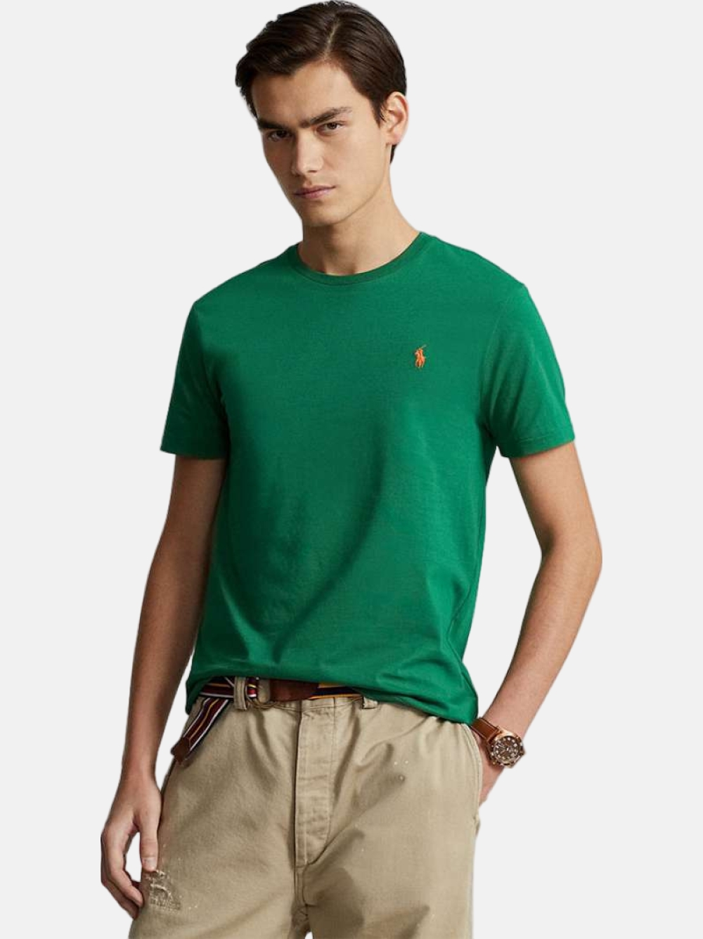 TSHIRT RALPH LAUREN 710671438 PRIMARY GREEN