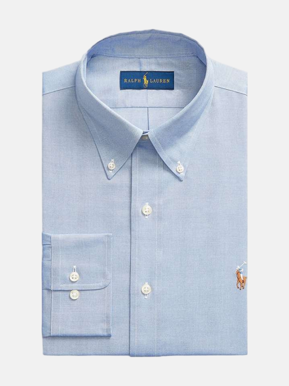 CAMISA RALPH LAUREN OXFORD BLUE