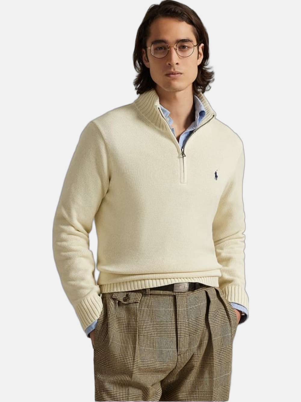 PULLOVER RALPH LAUREN ANDOVER CREAM