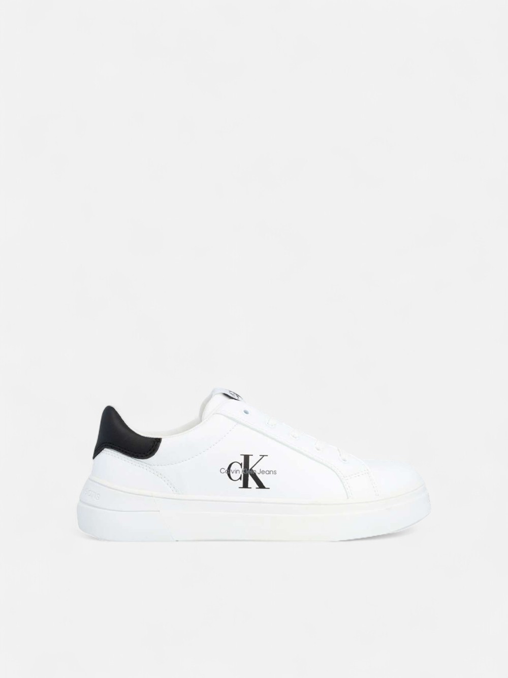 CALVIN KLEIN LOW CUT LACE  UP WHITE/BLACK