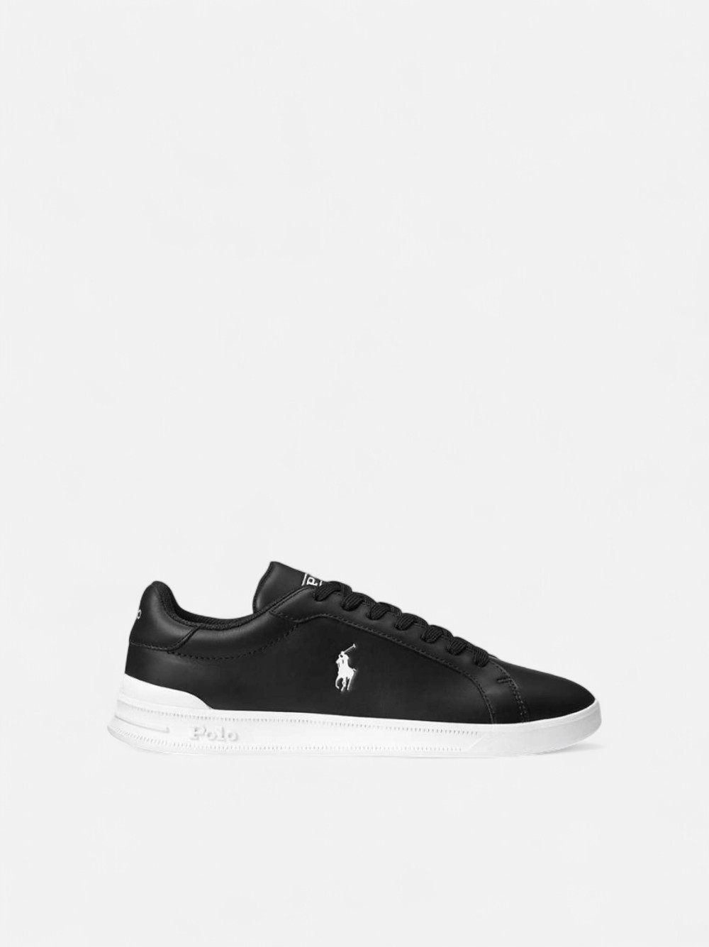 RALPH LAUREN HIGH TOP BLACK/WHITE PP