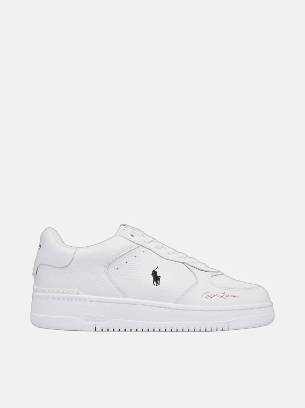RALPH LAUREN MASTER SNEAKERS LOW TOP WHITE/BLACK