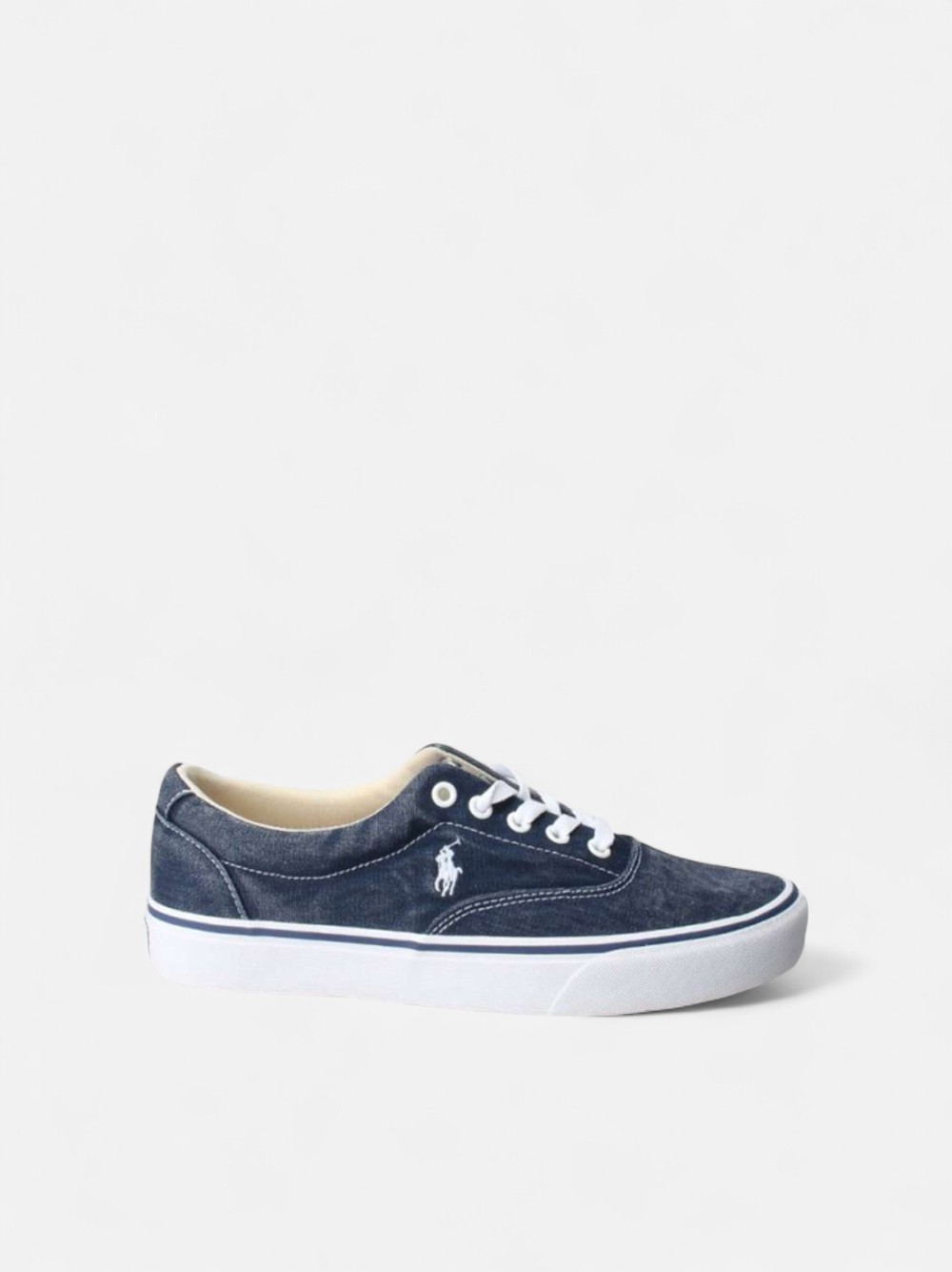 RALPH LAUREN CANVAS KEATON PONY NAVY