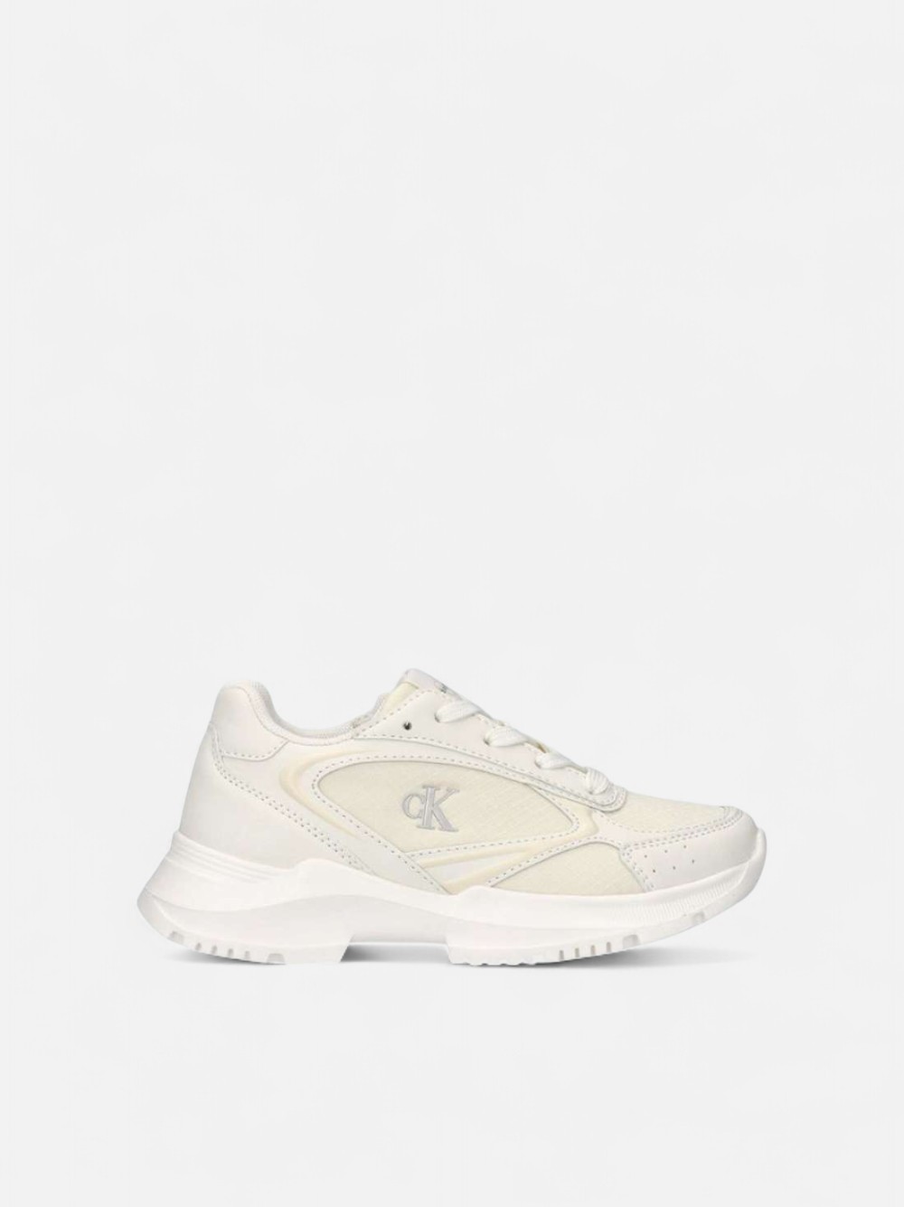 CALVIN KLEIN LOW CUT LACE UP OFF WHITE