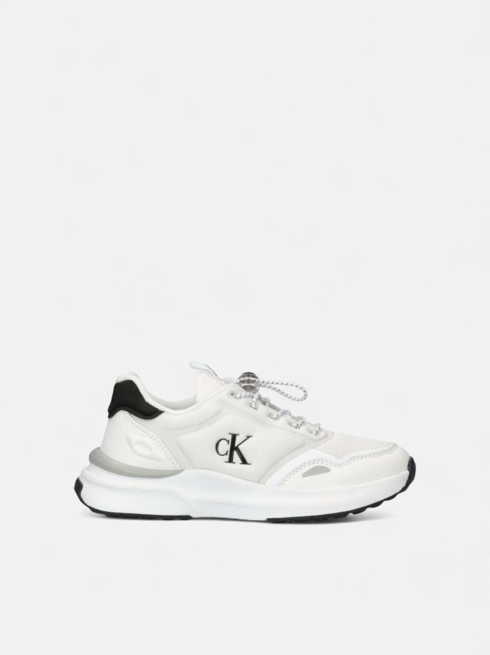 CALVIN KLEIN LACE UP WHITE/BLACK