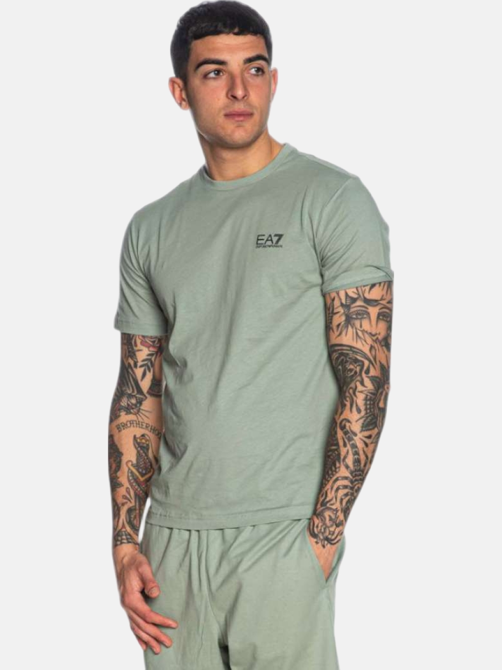 TSHIRT ARMANI EA7 8NPT25-PJVPZ-U9024 GREEN MILIEU