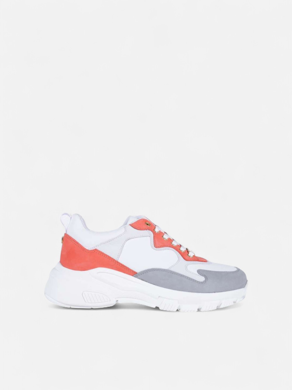 RUIKA NOBUCK CINZA/CORAL