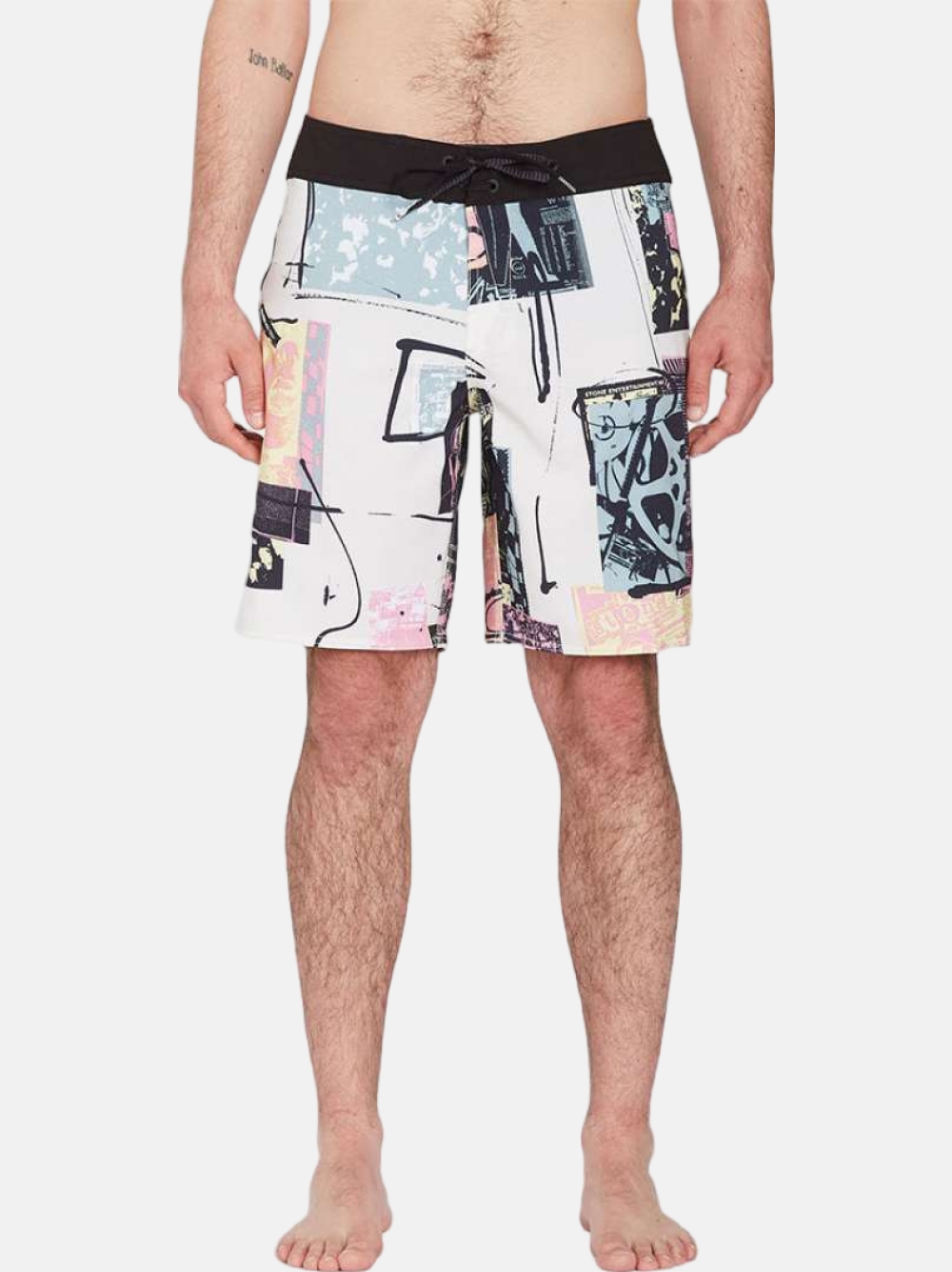 CALÇÕES VOLCOM V ENTERTAINMENT WHITECAP/GREY