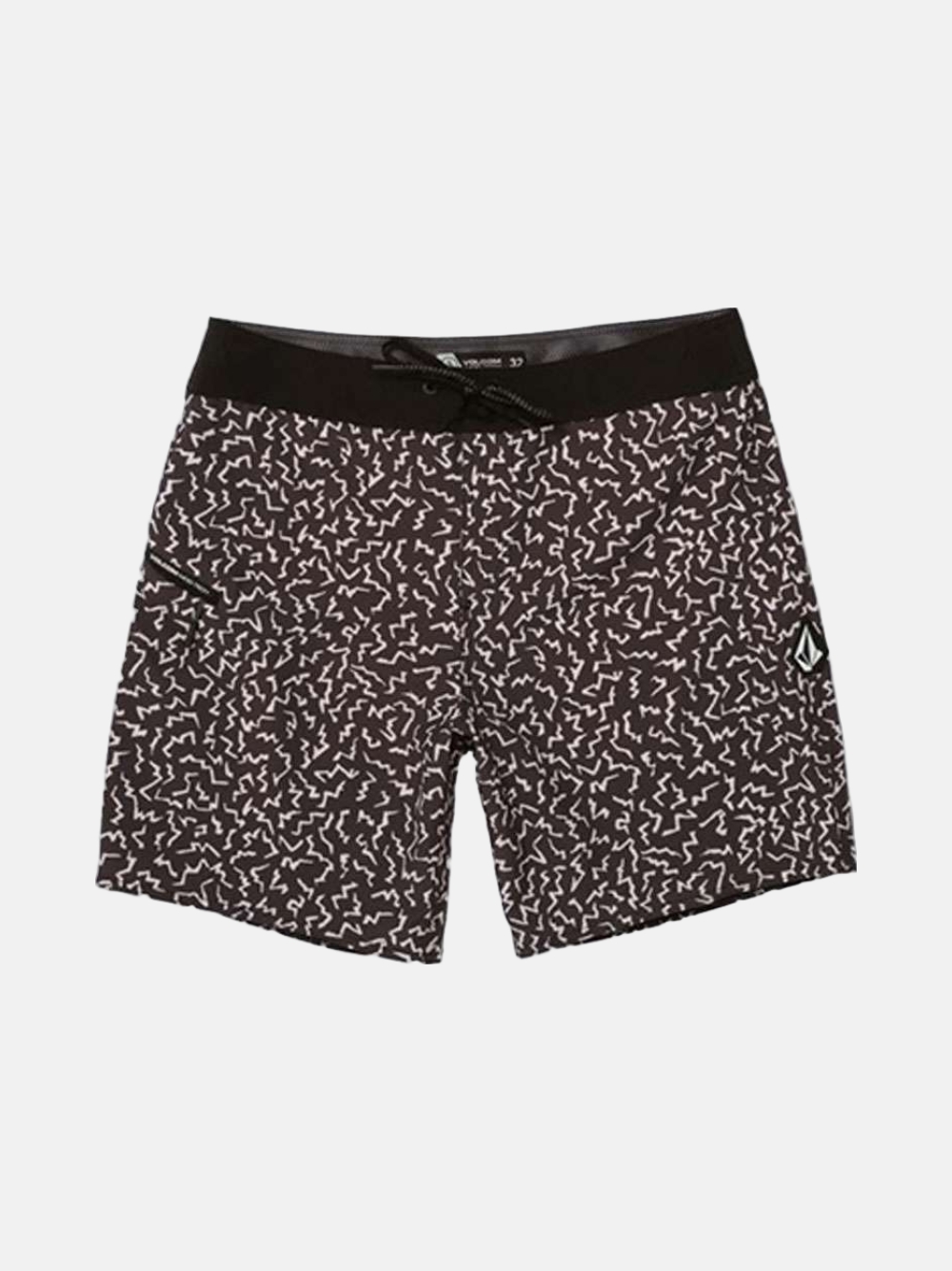 CALÇÕES DE BANHO VOLCOM ASPHALT BEACH BLACK