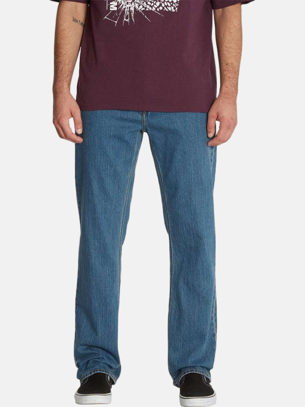 CALÇAS VOLCOM SOLVER AGED INDIGO