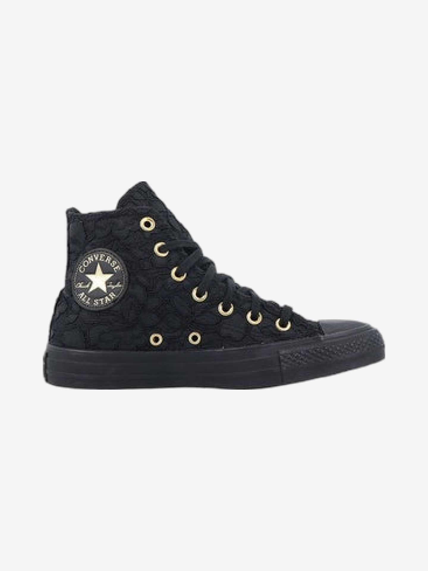 BOTAS ALL STAR CHUCK TAYLOR BLACK/BLACK/GOLD