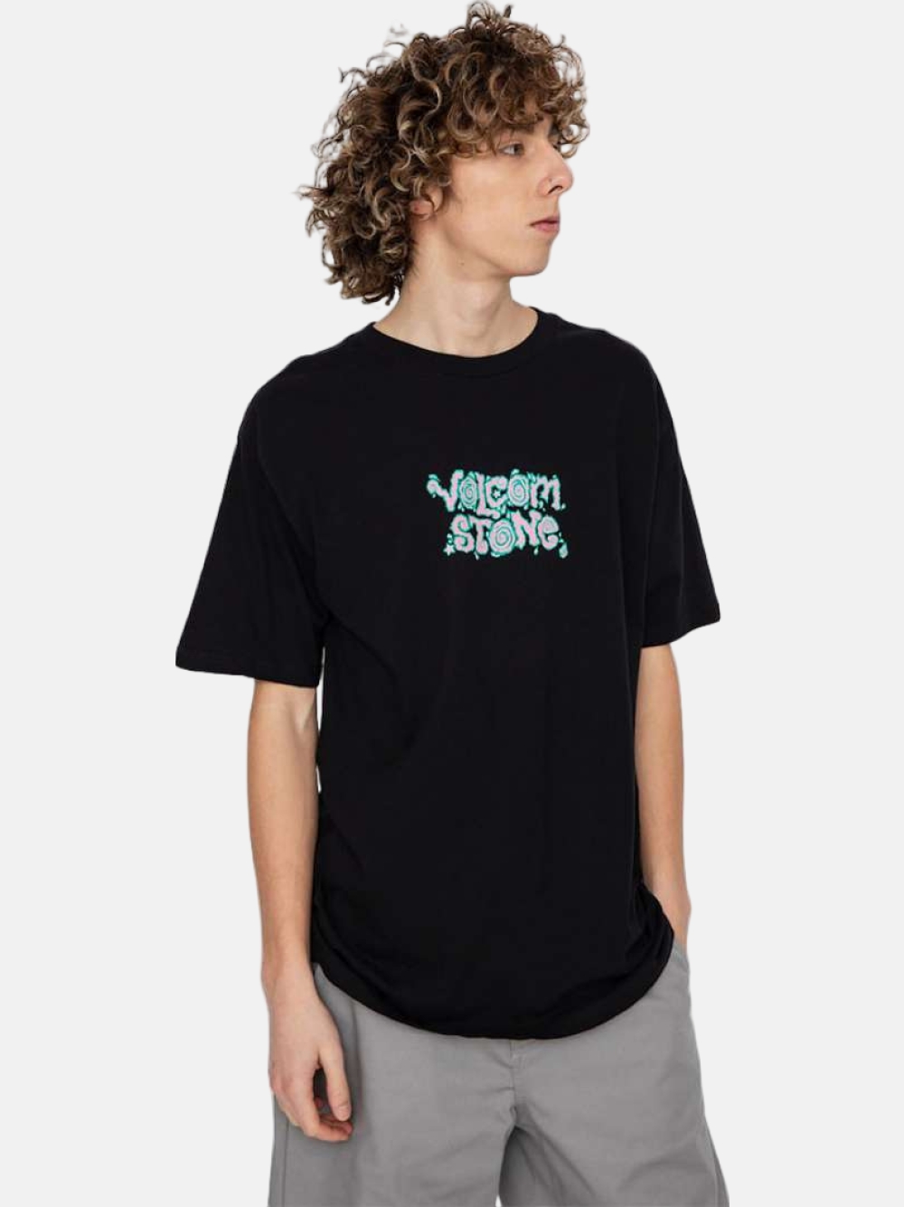 TSHIRT VOLCOM JUSTIN HAGER BLACK
