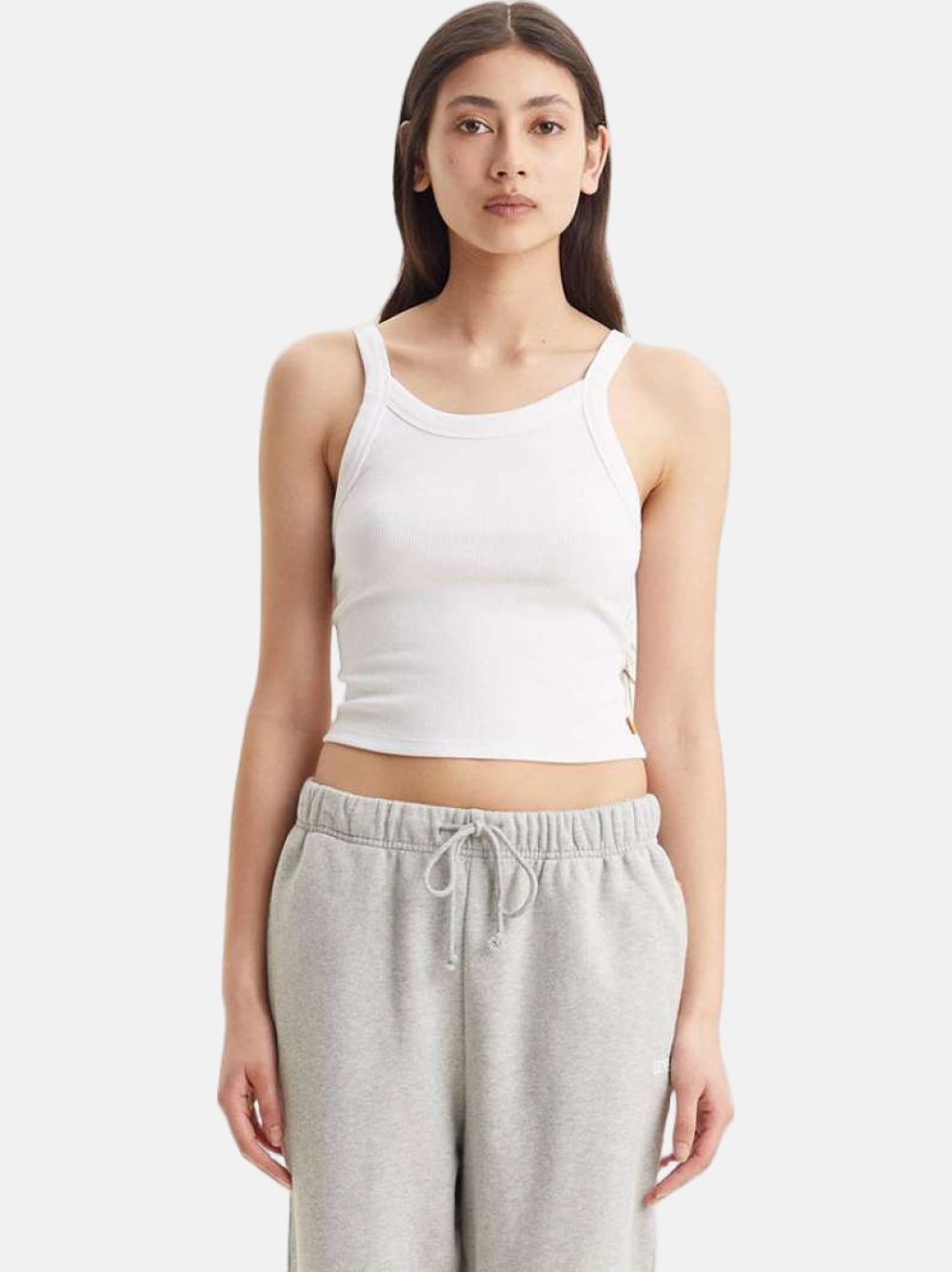 TOP LEVIS GOLD TAB WHITE
