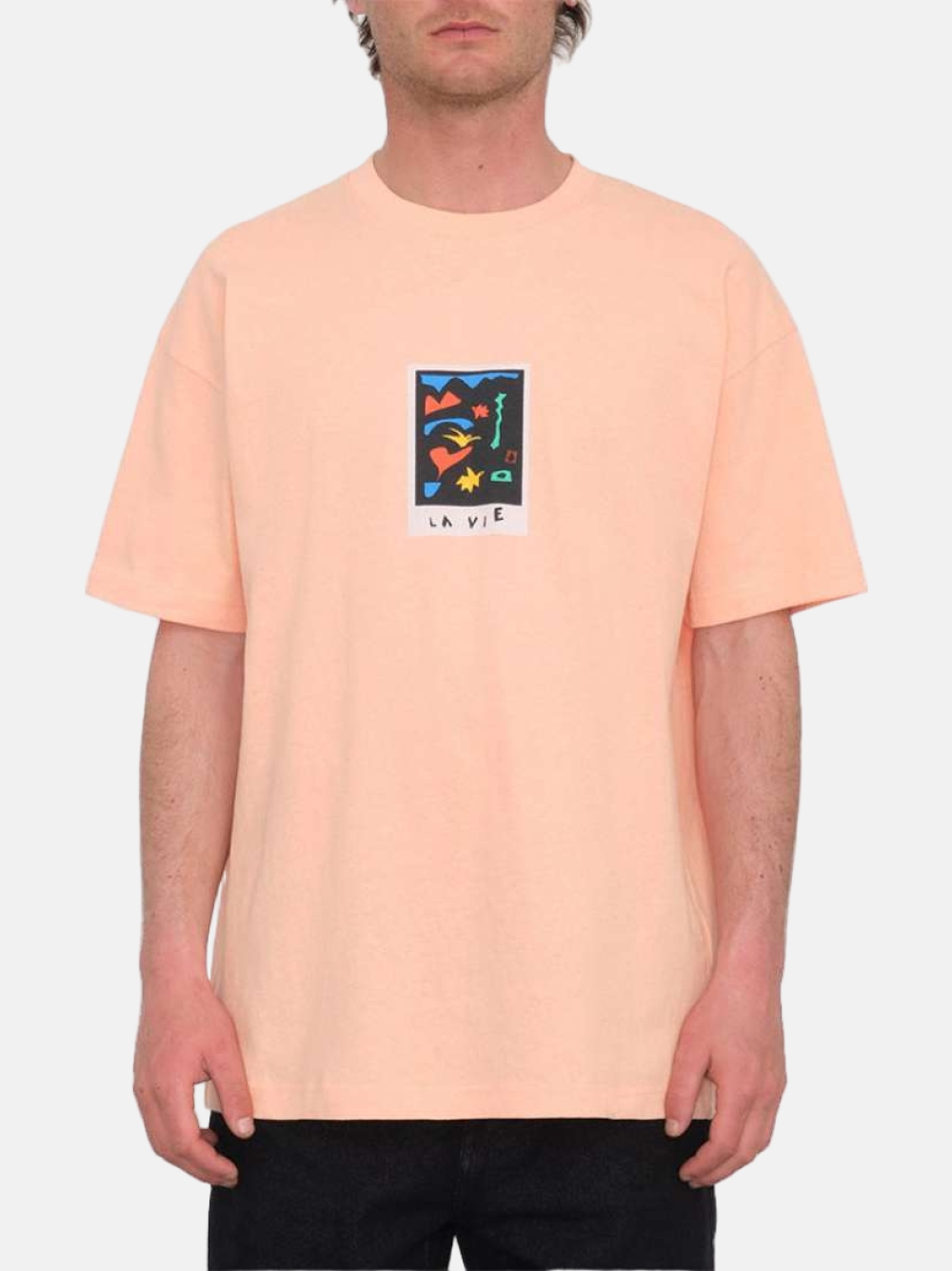 TSHIRT VOLCOM ARTHUR LONGO SALMON