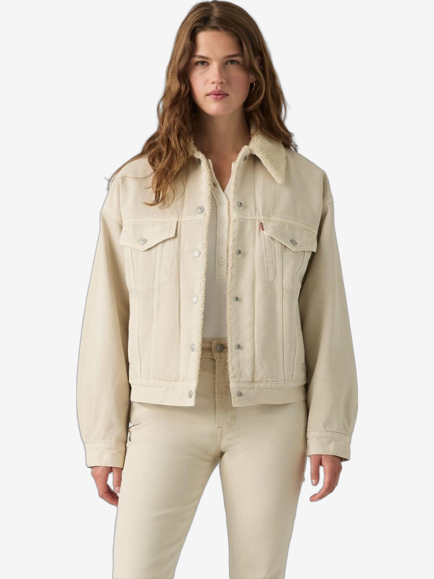 CASACO LEVIS SHERPA TRUCKER BONE