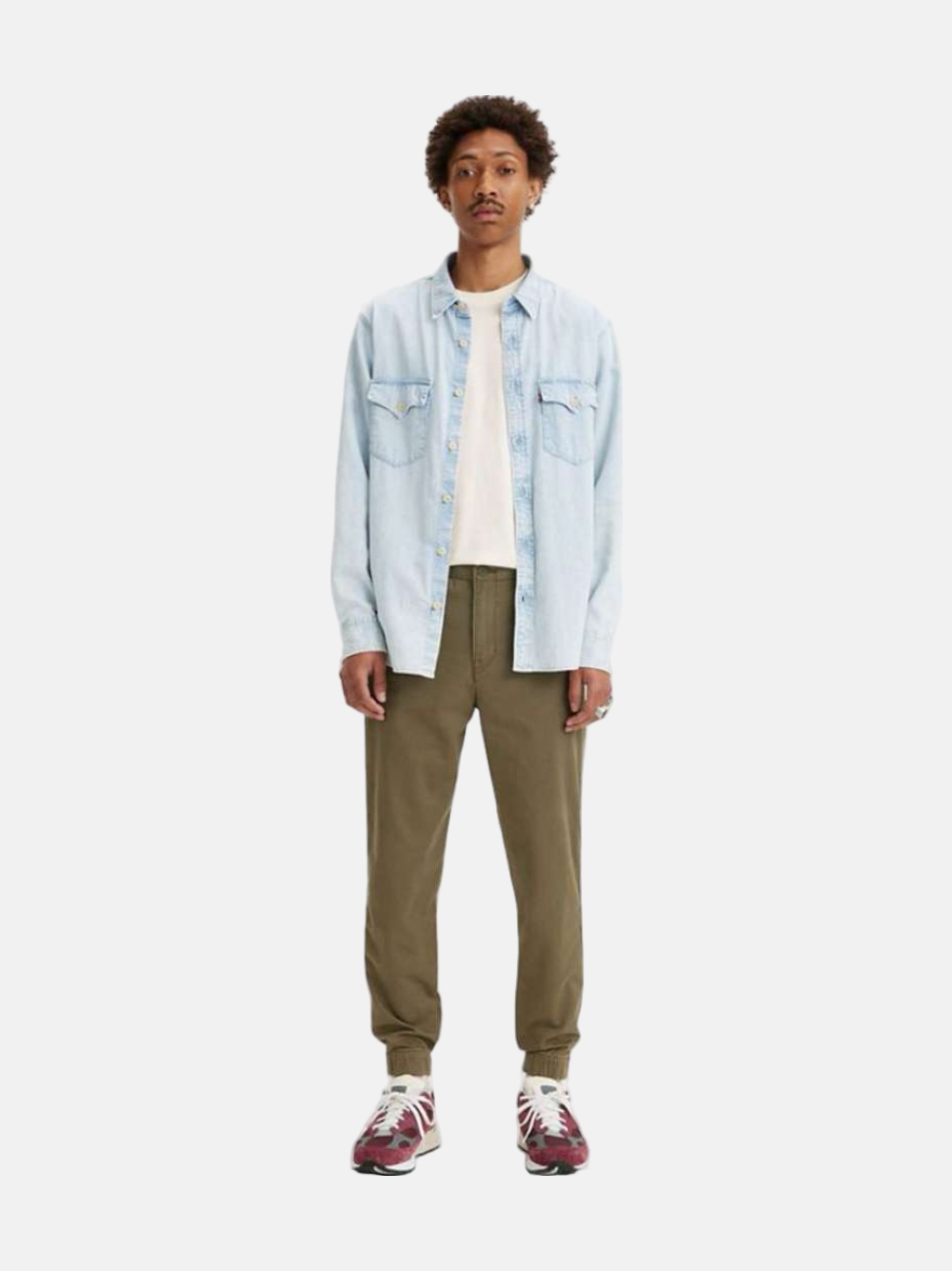 CALÇAS LEVIS CHINO JOGGER OLIVE
