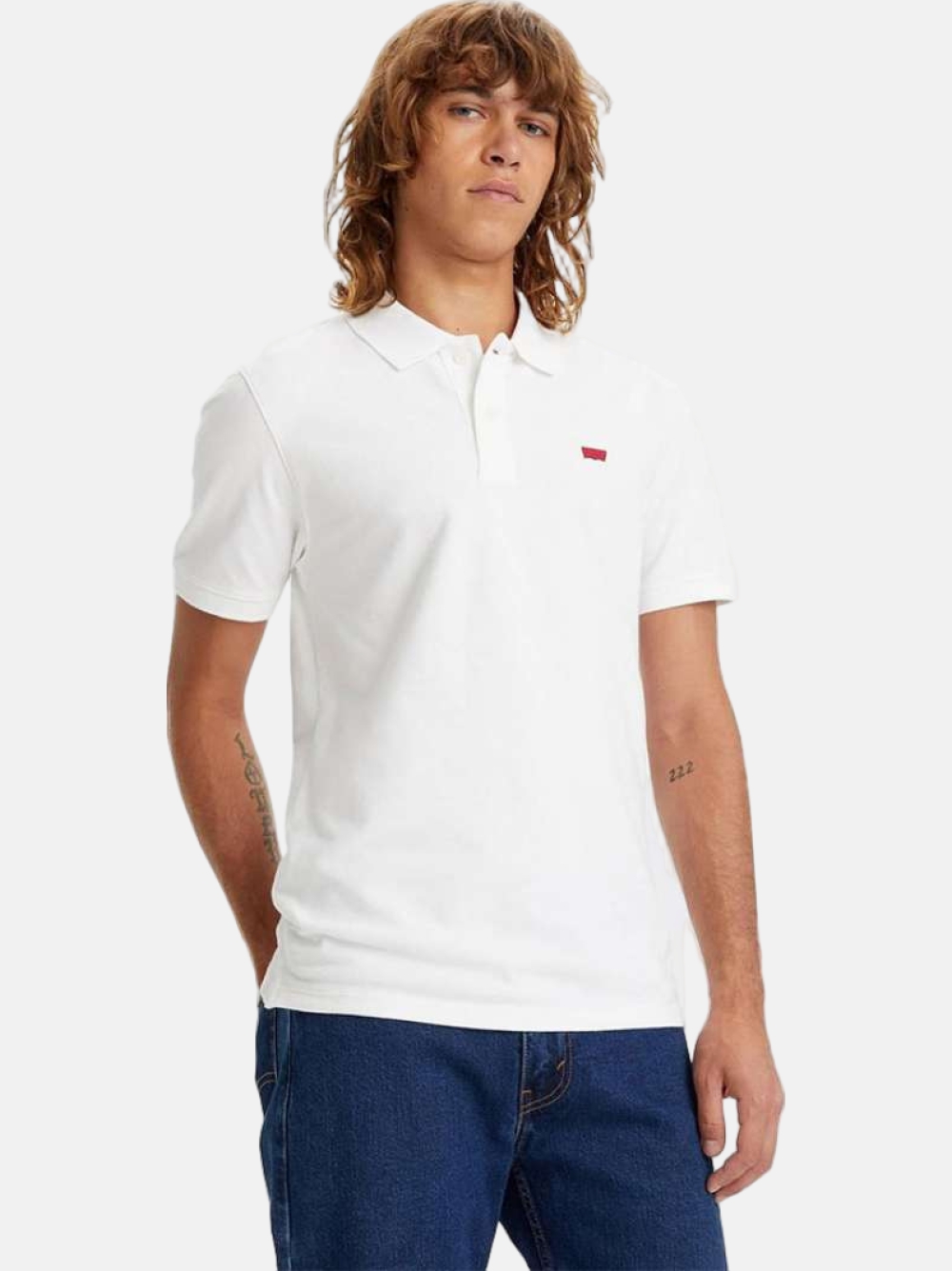 POLO LEVIS SLIM HOUSEMARK BRIGHT WHITE