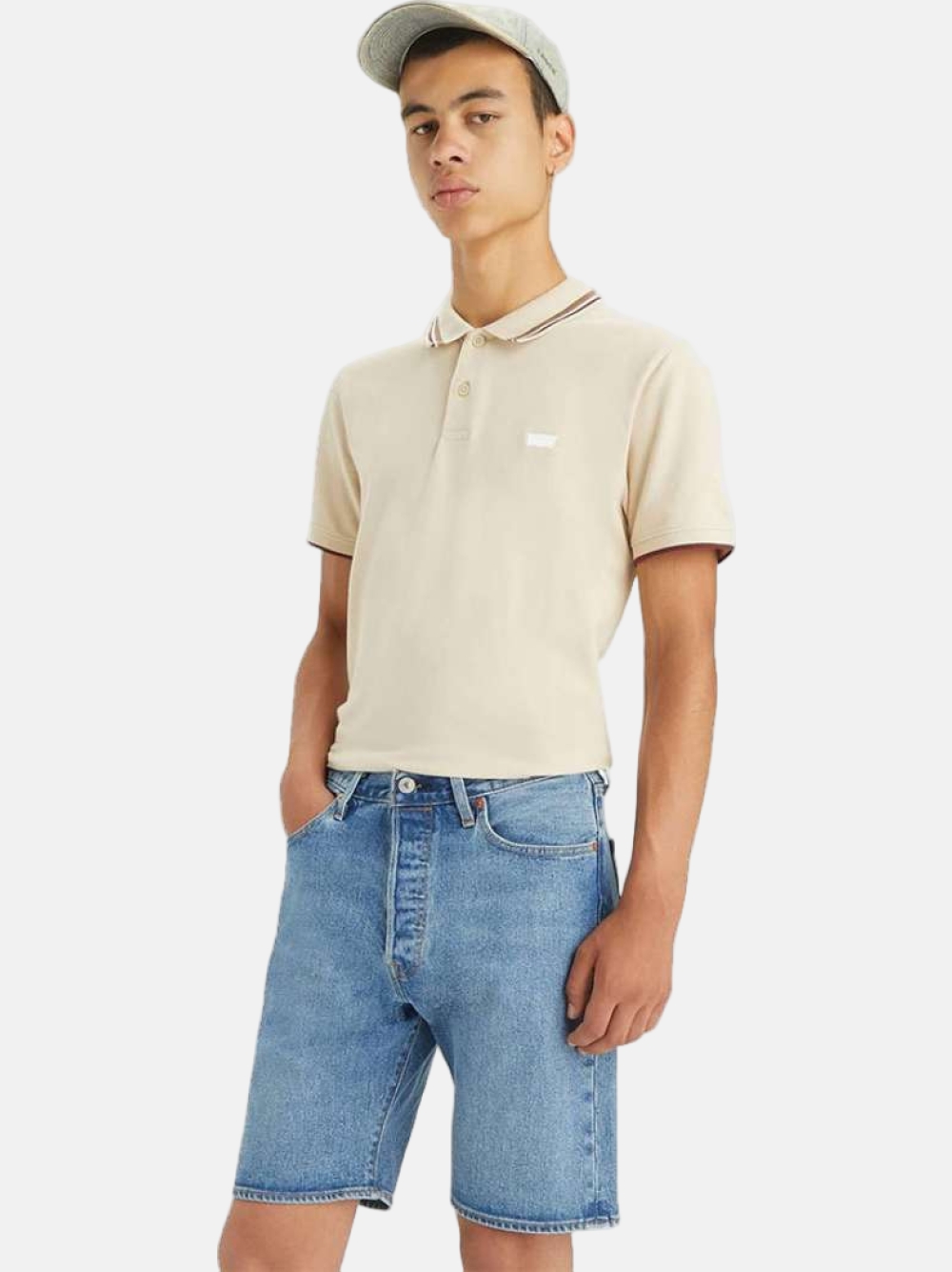 POLO LEVIS SLIM HOUSEMARK BEGE