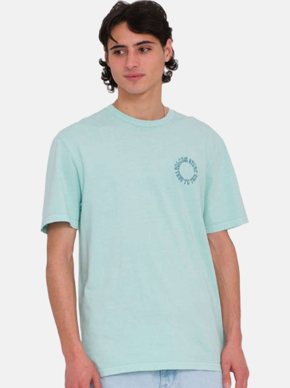 TSHIRT VOLCOM CIRCLE EMB BOTTLE GREEN